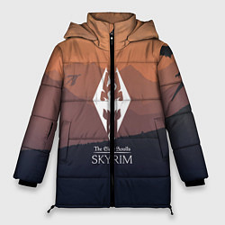 Куртка зимняя женская THE ELDER SCROLLS, цвет: 3D-светло-серый