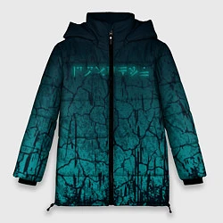 Куртка зимняя женская TES: Cyberpunk, цвет: 3D-черный