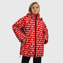 Куртка зимняя женская Senpai Pattern, цвет: 3D-черный — фото 2