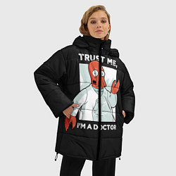 Куртка зимняя женская Zoidberg: Trust Me, цвет: 3D-красный — фото 2