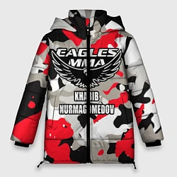 Женская зимняя куртка Khabib Nurmagomedov: Red Camo