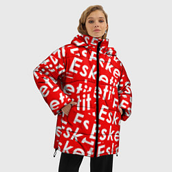Куртка зимняя женская Esketit Pattern, цвет: 3D-черный — фото 2