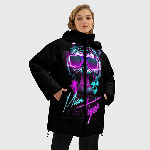 Женская зимняя куртка Miami Tiger / 3D-Черный – фото 3