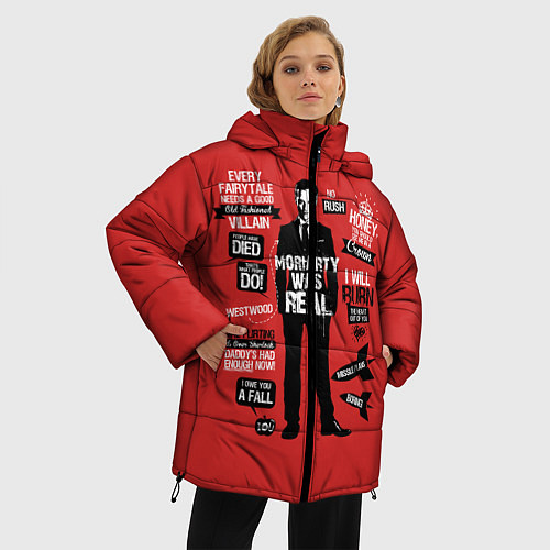 Женская зимняя куртка Мориарти / 3D-Черный – фото 3