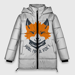 Куртка зимняя женская Hello Fox, цвет: 3D-черный