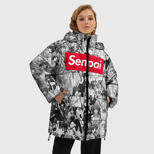 Женская зимняя куртка SENPAI Stories / 3D-Черный – фото 3