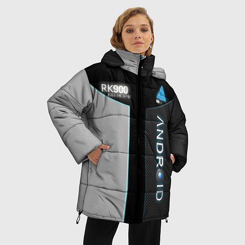 Женская зимняя куртка Detroit: Android RK900 / 3D-Черный – фото 3