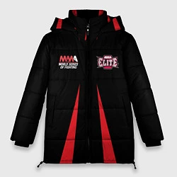 Куртка зимняя женская MMA Elite, цвет: 3D-черный