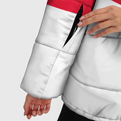 Куртка зимняя женская AC Milan: White Form, цвет: 3D-черный — фото 2