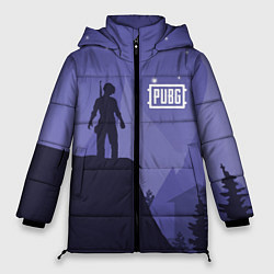 Куртка зимняя женская PUBG: Sleep Night, цвет: 3D-черный