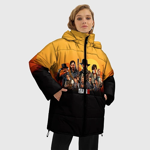 Женская зимняя куртка RDR 2: Team / 3D-Черный – фото 3
