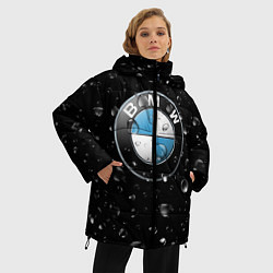 Куртка зимняя женская BMW под Дождём, цвет: 3D-черный — фото 2