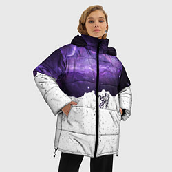 Куртка зимняя женская Fortnite: Llama Space, цвет: 3D-черный — фото 2