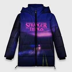 Куртка зимняя женская Stranger Things: Neon Road, цвет: 3D-черный