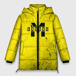 Куртка зимняя женская Metro Exodus: Yellow Grunge, цвет: 3D-черный