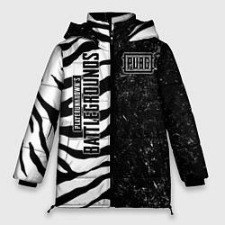 Куртка зимняя женская PUBG: Zebras Lifestyle, цвет: 3D-черный