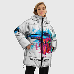 Куртка зимняя женская CS:GO Hyper Beast M16, цвет: 3D-черный — фото 2