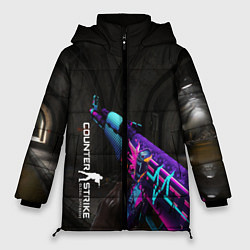 Куртка зимняя женская Counter-Strike, цвет: 3D-черный