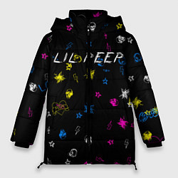 Куртка зимняя женская Lil Peep: Legend, цвет: 3D-черный