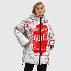 Куртка зимняя женская GONE Fludd - Зашей, цвет: 3D-красный — фото 2