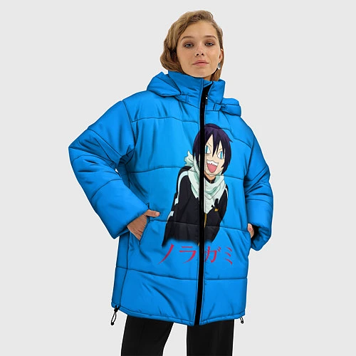 Женская зимняя куртка Бездомный Бог / 3D-Черный – фото 3