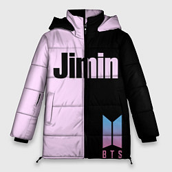 Куртка зимняя женская BTS Jimin, цвет: 3D-красный