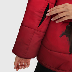 Куртка зимняя женская Red Dead Redemption, цвет: 3D-красный — фото 2