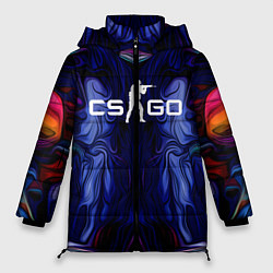 Женская зимняя куртка CS:GO Waves Skin