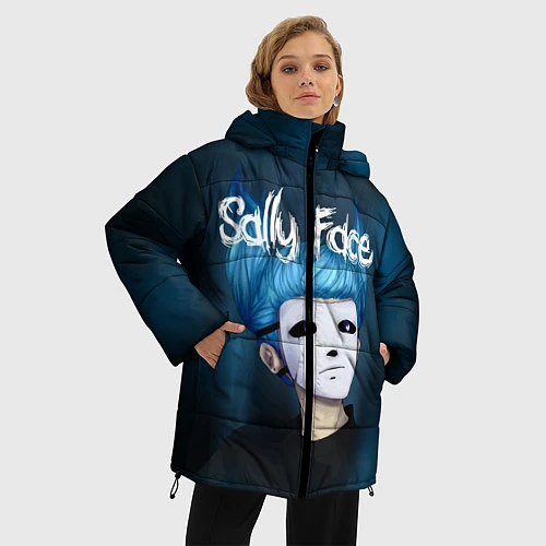 Женская зимняя куртка Sally Face / 3D-Черный – фото 3