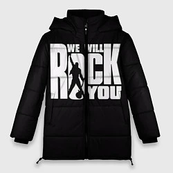 Куртка зимняя женская Queen: We will rock you, цвет: 3D-красный