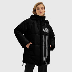 Куртка зимняя женская ХЛЕБ, цвет: 3D-черный — фото 2