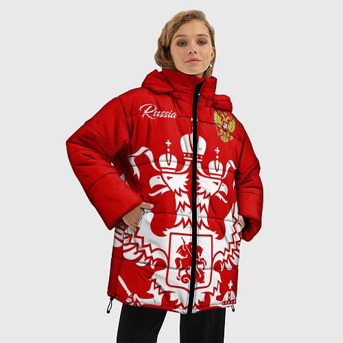 Женская зимняя куртка Red Russia / 3D-Черный – фото 3