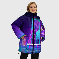 Куртка зимняя женская Neon Nights, цвет: 3D-черный — фото 2