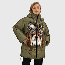Куртка зимняя женская Air ship pilot, цвет: 3D-черный — фото 2