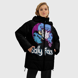 Куртка зимняя женская Sally Face: Dead Smile, цвет: 3D-светло-серый — фото 2