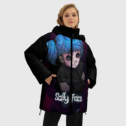 Женская зимняя куртка Sally Face: Lonely / 3D-Черный – фото 3