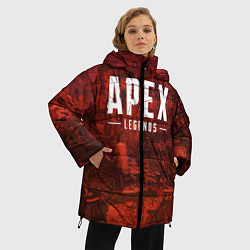 Куртка зимняя женская Apex Legends: Boiling Blood, цвет: 3D-черный — фото 2