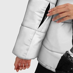 Куртка зимняя женская ASAP Rocky: White Fashion, цвет: 3D-светло-серый — фото 2