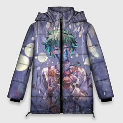 Куртка зимняя женская My Hero Academia в кустах, цвет: 3D-светло-серый