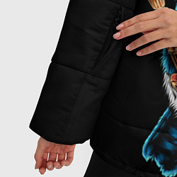 Куртка зимняя женская Сова с топазом, цвет: 3D-черный — фото 2