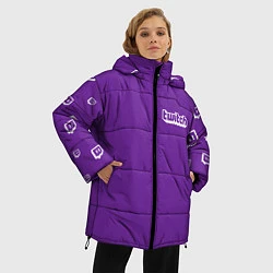 Куртка зимняя женская Twitch Streamer, цвет: 3D-черный — фото 2