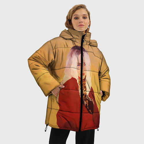 Женская зимняя куртка Billie Eilish: Sun / 3D-Черный – фото 3