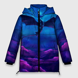 Куртка зимняя женская Неоновая фурия, цвет: 3D-черный