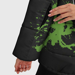 Куртка зимняя женская Ведьмак: Сила стихий, цвет: 3D-светло-серый — фото 2