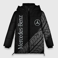 Куртка зимняя женская Mercedes AMG: Street Style, цвет: 3D-красный