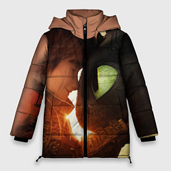Куртка зимняя женская Любовь фурии, цвет: 3D-черный