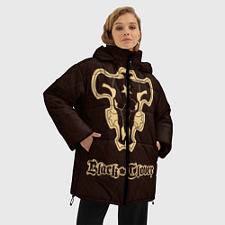 Куртка зимняя женская Black Clover, цвет: 3D-светло-серый — фото 2