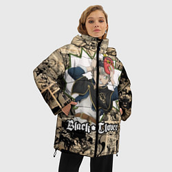 Куртка зимняя женская Черный Клевер АСТА, цвет: 3D-черный — фото 2