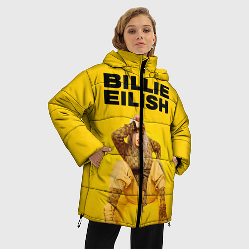 Женская зимняя куртка Billie Eilish: Lovely / 3D-Черный – фото 3