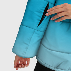 Куртка зимняя женская FC Barcelona - Windrunner 2022, цвет: 3D-светло-серый — фото 2